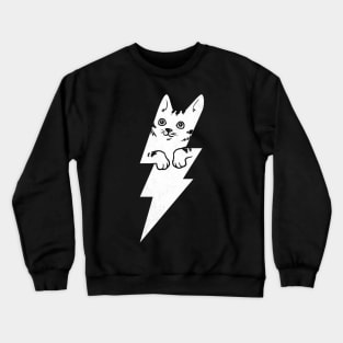 Lightening Cat Crewneck Sweatshirt